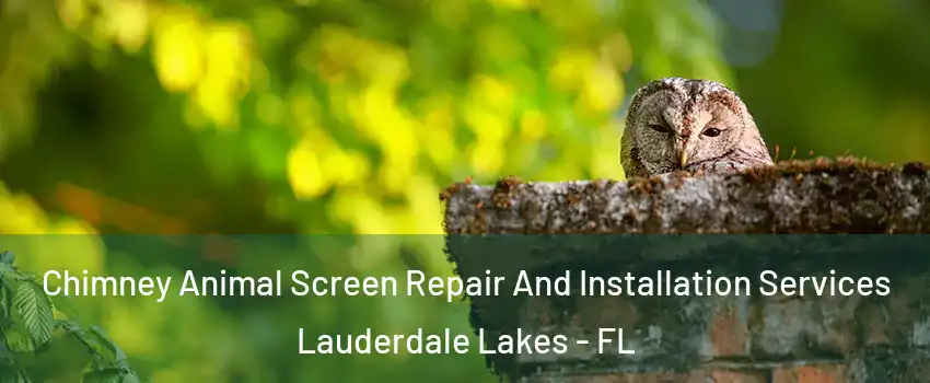  Chimney Animal Screen Repair And Installation Services Lauderdale Lakes - FL