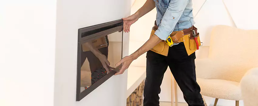 Metal Fireplace Installation in Lauderdale Lakes, Florida