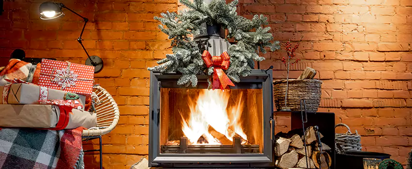 Travis Industries Linear Gas Fireplace Installation in Lauderdale Lakes, Florida